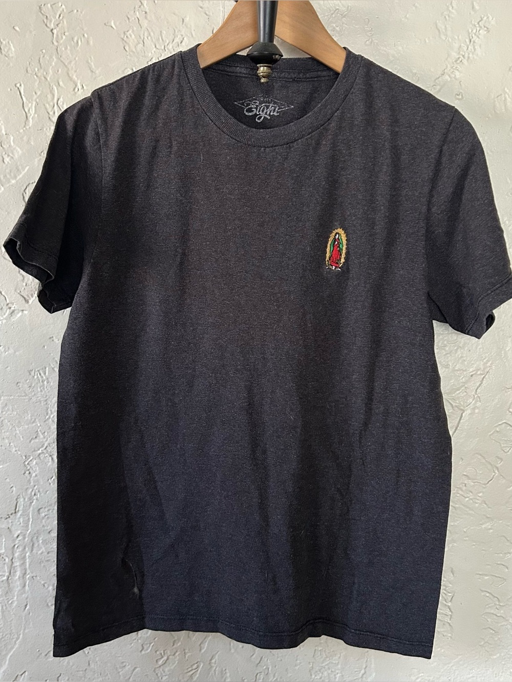 Eighty Eight Embroidered Virgen de Guadalupe T-Shirt